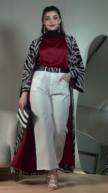 Zebra abaya