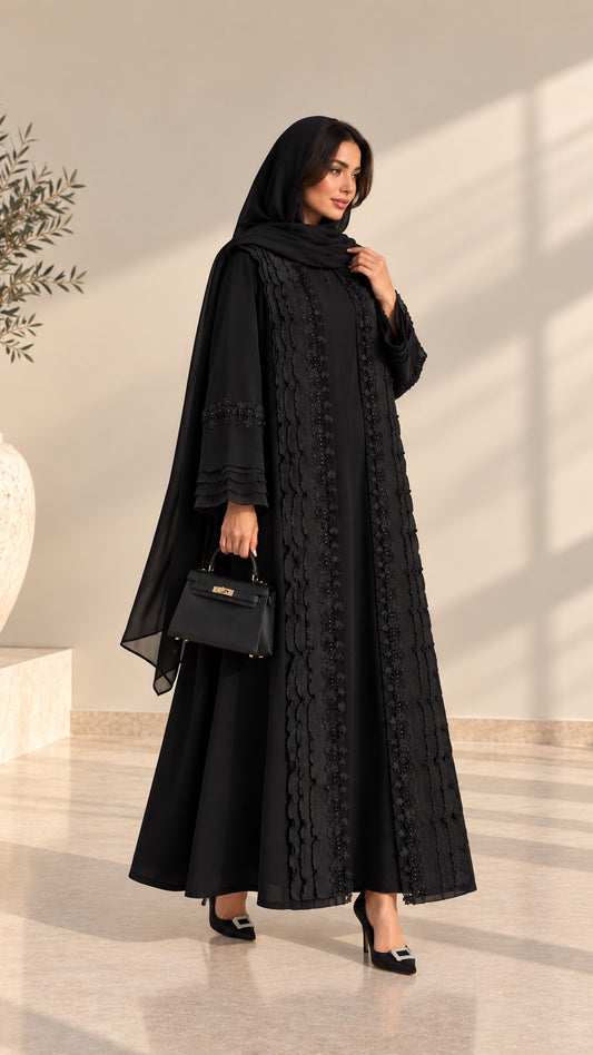 Royal abaya — FF NOIR Pop collection